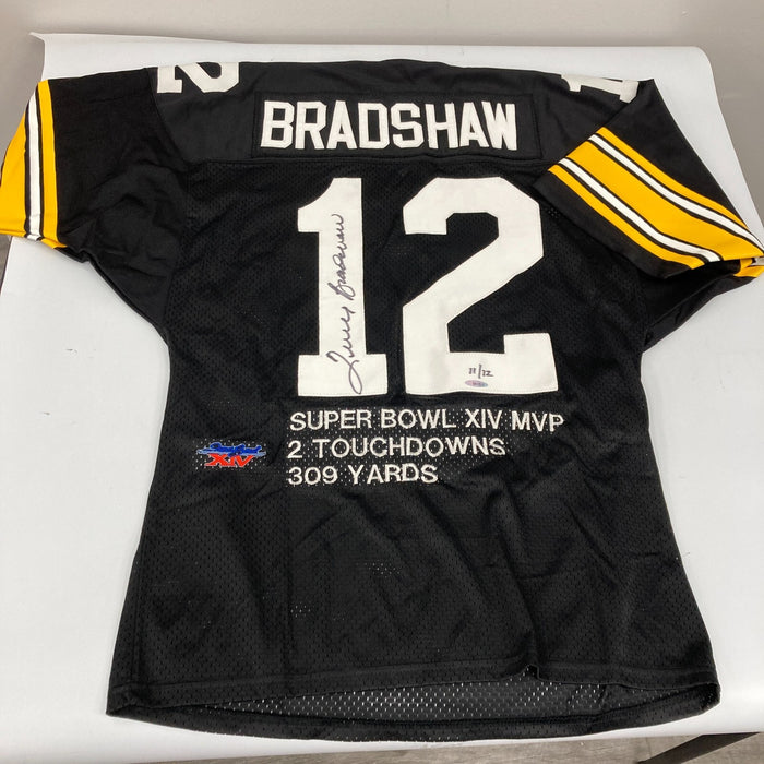 Terry Bradshaw Signed Limited Edition Pittsburgh Steelers Upper Deck UDA COA