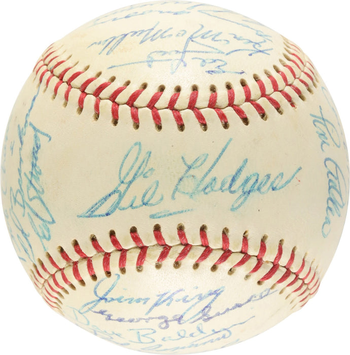 Gil Hodges Sweet Spot 1967 Washington Senators Team Signed Baseball