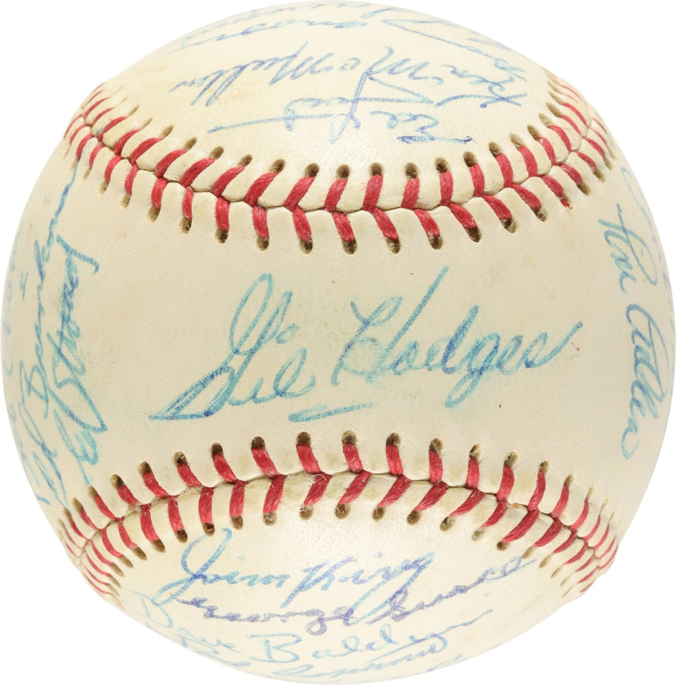 Gil Hodges Sweet Spot 1967 Washington Senators Team Signed Baseball