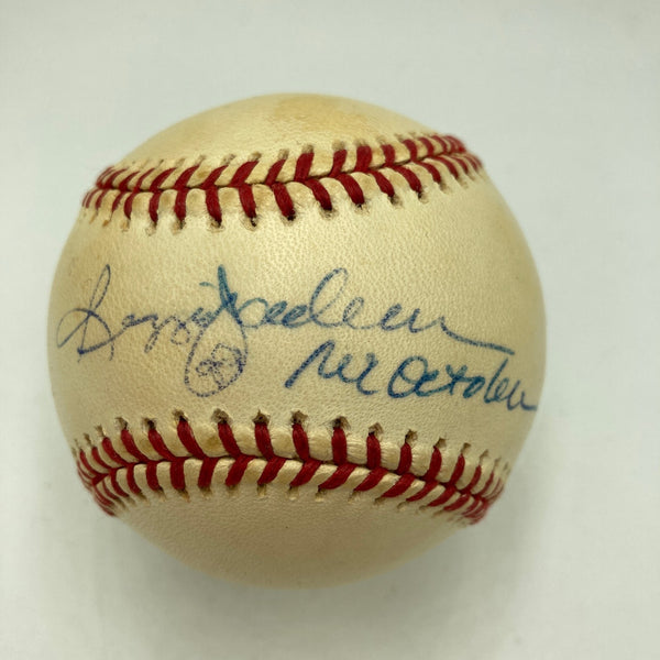 Reggie Jackson Mr. October Signed Major League Baseball JSA COA