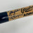 Beautiful HOF Multi Signed Bat 60 Sigs! Kirby Puckett Stan Musial Tony Gwynn PSA