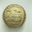 1953 New York Yankees World Series Champs Team Signed Baseball Mickey Mantle JSA