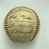 1953 New York Yankees World Series Champs Team Signed Baseball Mickey Mantle JSA
