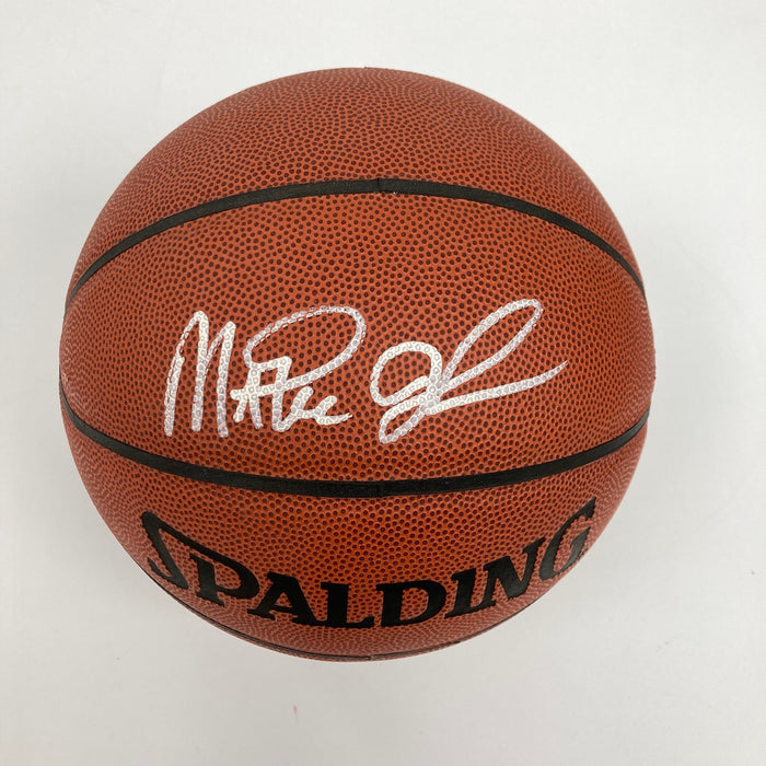 Magic Johnson Signed Spalding NBA Basketball JSA COA