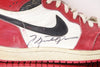 Michael Jordan Rookie Signed Pair Of 1985 Nike Jordan 1 Shoes Sneakers PSA DNA