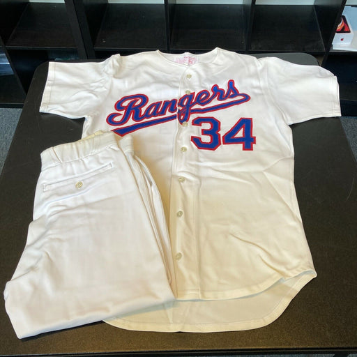 Nolan Ryan Game Used 1992 Texas Rangers Uniform Jersey & Pants Grey Flannel COA