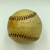 Extraordinary Mordecai "Three Finger" Brown Single Signed 1920s Baseball JSA COA