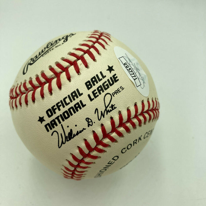 Willie Pope Signed Official Major League Baseball Negro League Legend JSA COA