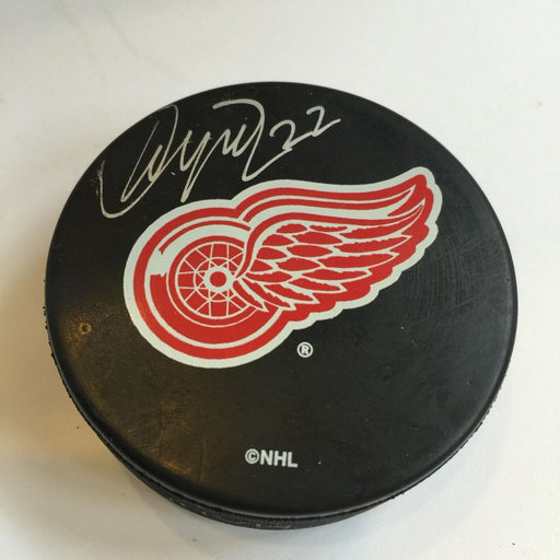 Yuri Butsayev Signed Detroit Red Wings NHL Hockey Puck