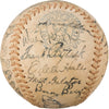 The Finest 1936 Cleveland Indians Team Signed Baseball Bob Feller Rookie PSA DNA