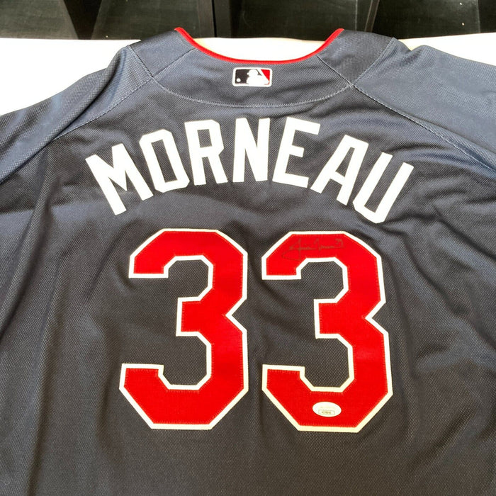 Justin Morneau Signed Game Used 2009 All Star Game Jersey JSA COA