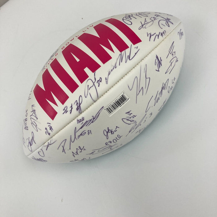 2019 San Francisco 49ers NFC Champs Team Signed Super Bowl LIV Football PSA DNA