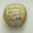 1948 Cleveland Indians World Series Champs Team Signed Baseball JSA COA