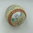 Derek Jeter Pre Rookie 1995 Columbus Clippers Team Signed Baseball JSA COA