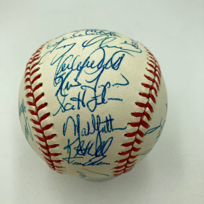 1991 Minnesota Twins World Series Champs Team Signed Baseball JSA COA 31 Sigs