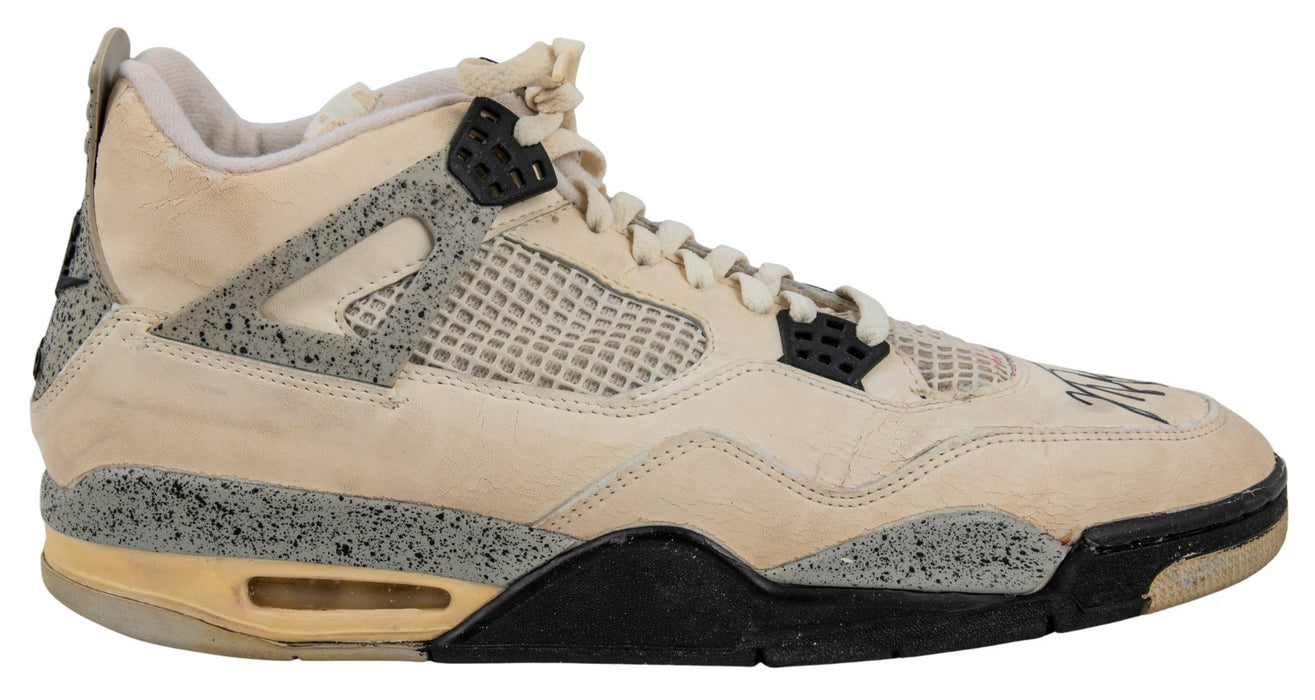 Michael Jordan Game Used Twice Signed 1988 Nike Sneakers Photo Matched Beckett