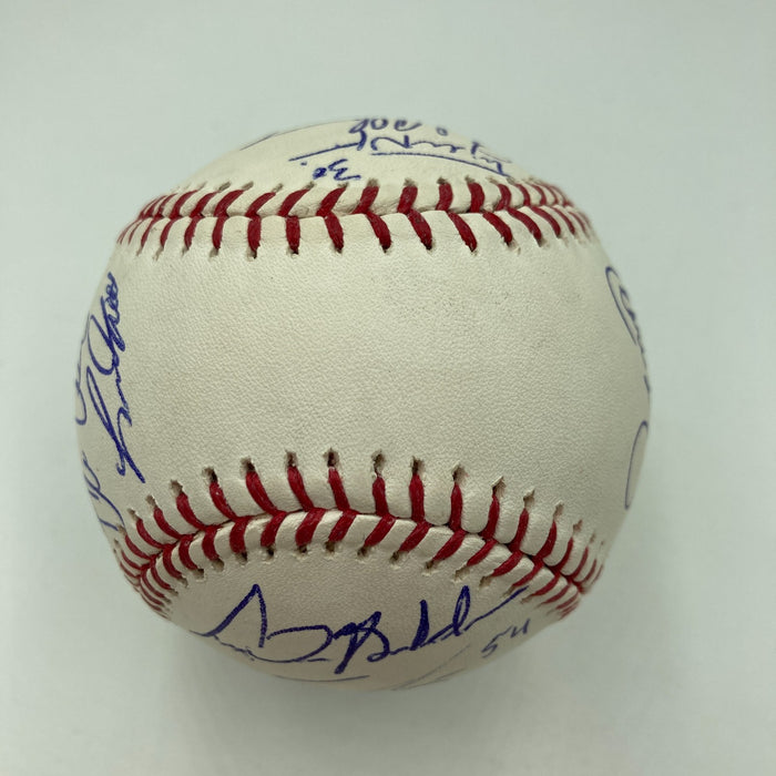 2017 Cleveland Indians Team Signed Official World Series Baseball JSA COA