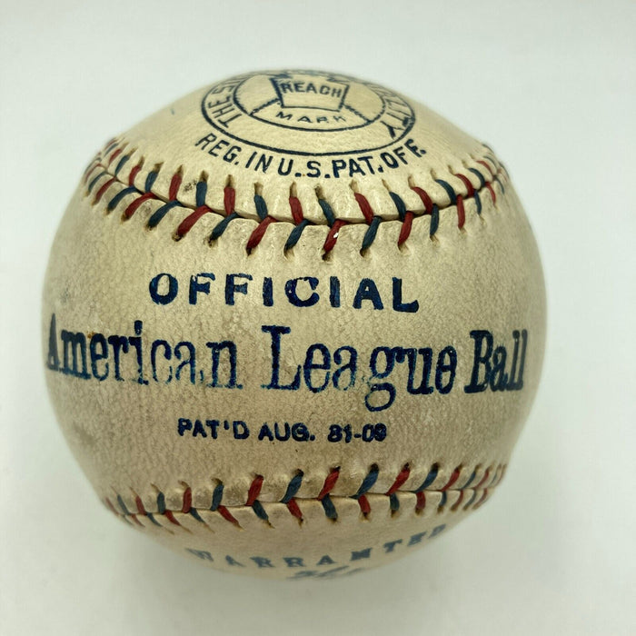 The Finest Babe Ruth Single Signed 1918 American League Baseball JSA COA