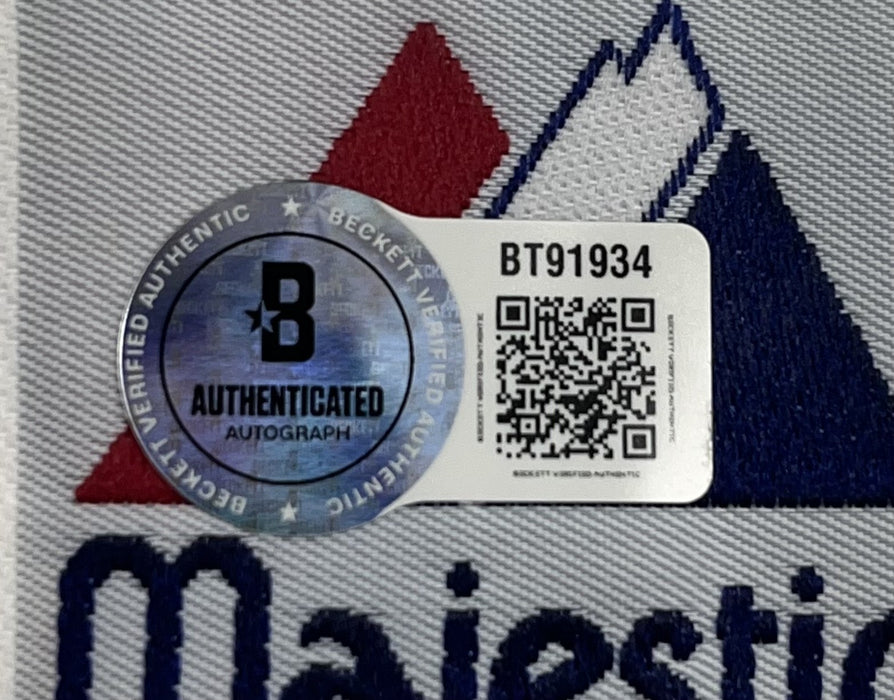 Frank Robinson Signed Washington Nationals Opening Day Majestic Jersey Beckett