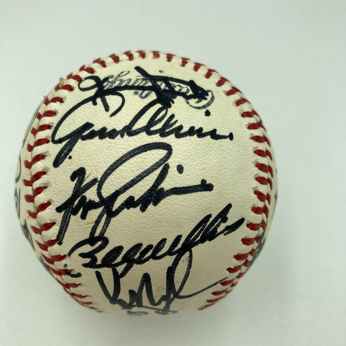 Beautiful 1969 Chicago Cubs Team Signed Major League Baseball Ernie Banks JSA