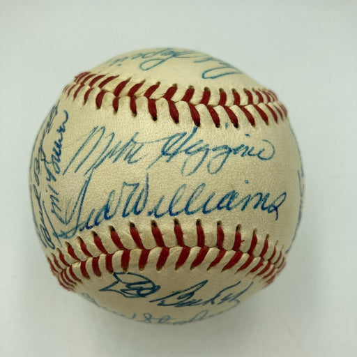 Ted Williams 1958 Boston Red Sox Team Signed American League Baseball JSA COA