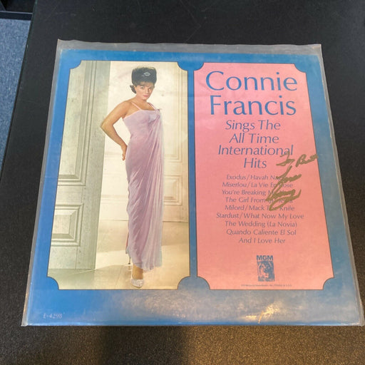 Connie Francis Signed Autographed Vintage LP Record