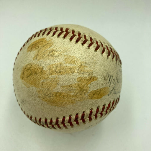 1950's Willie Mays Signed National League Giles Baseball Signed By His Wife