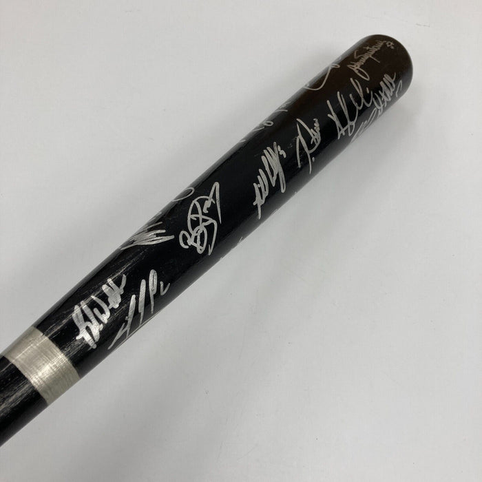 David Ortiz Early Career 2002 Minnesota Twins Team Signed Game Bat Beckett COA