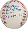 1950 Paul Daffy Dean Single Signed National League Baseball Dizzy Brother JSA