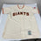 Willie Mays Signed Mitchell & Ness New York Giants Game Model Jersey JSA COA