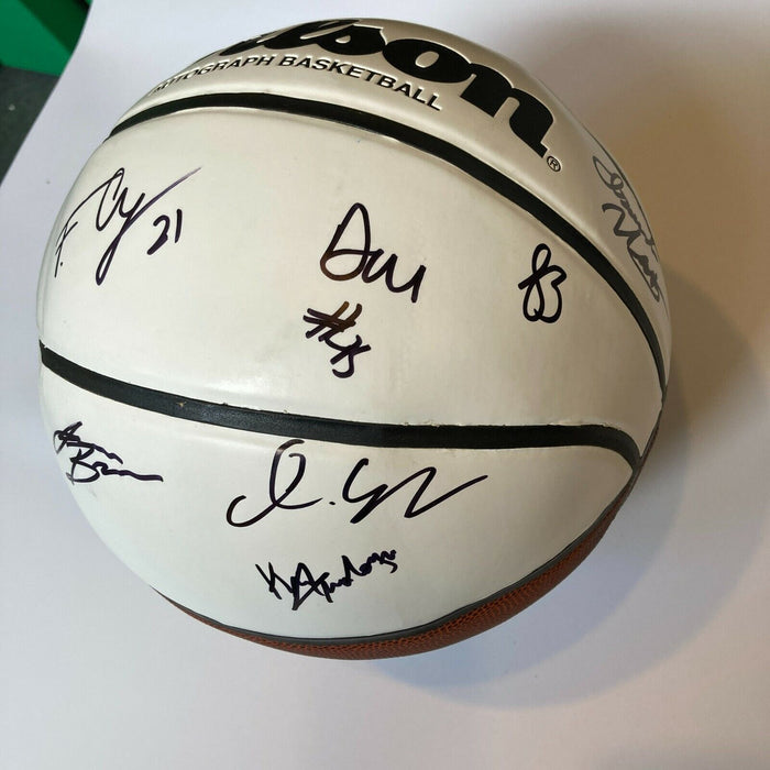 2021 NBA Draft Class Rookies Multi Signed Basketball 12 Sigs JSA COA
