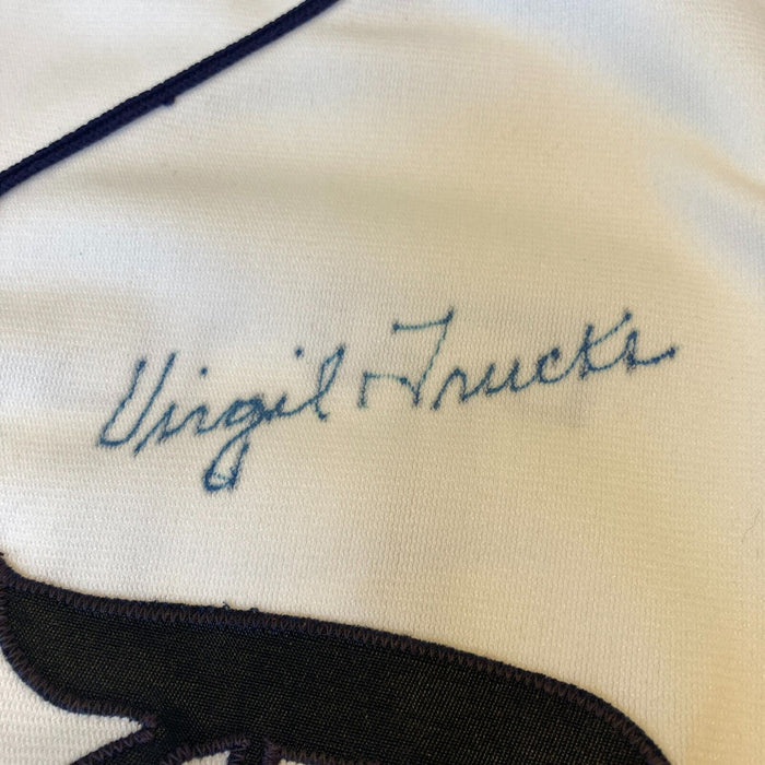 Virgil Trucks Signed Vintage Rawlings Detroit Tigers Jersey JSA COA