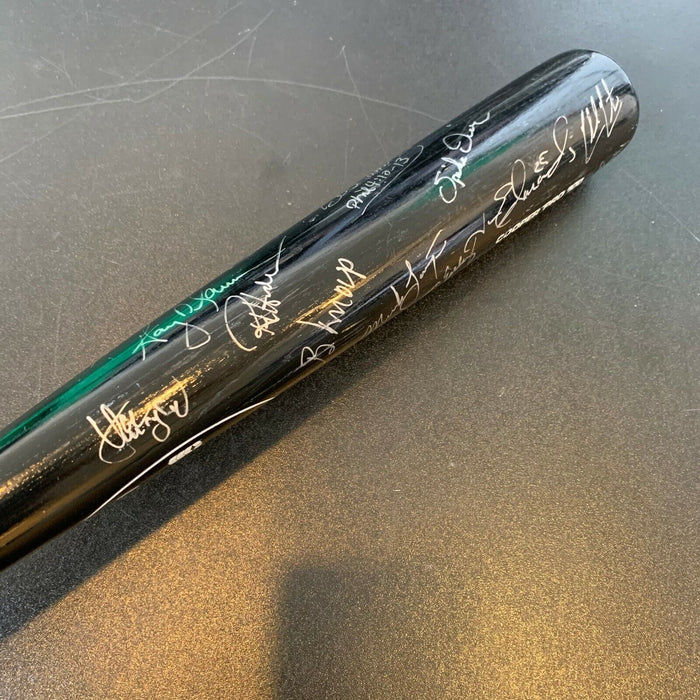 1994 California Angels Team Signed Game Used Cooper Baseball Bat