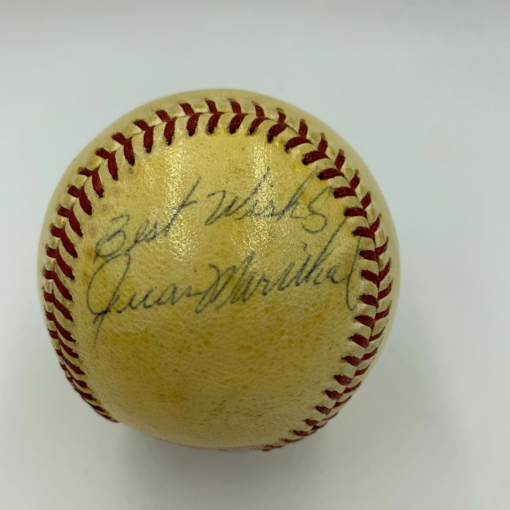 Juan Marichal 1960 Rookie Playing Days Signed National League Baseball JSA COA