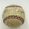 Nice 1943 Cleveland Indians Team Signed Autographed Baseball JSA COA