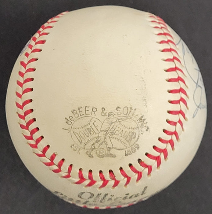 Elston Howard Signed Baseball Displays As Single Signed Baseball JSA COA