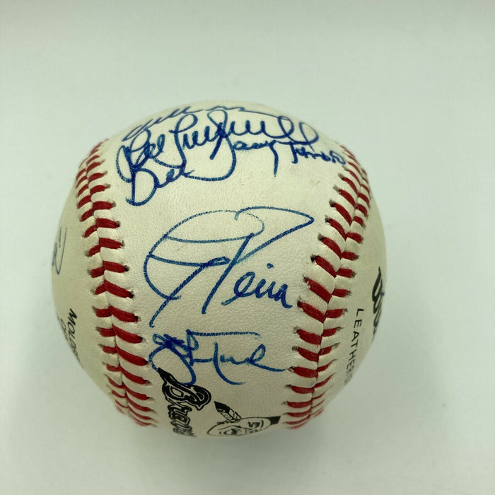 Beautiful 1987 St. Louis Cardinals NL Champs Team Signed Baseball Beckett COA