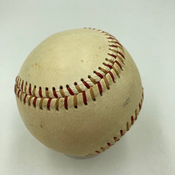 Vintage Hank Aaron Signed 1970's Atlanta Braves Baseball PSA DNA Certified