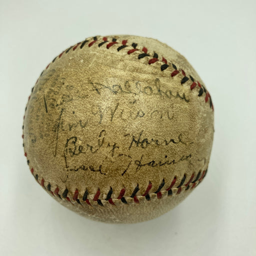 Jesse Haines 1930's Cardinals Signed Official National League Baseball JSA COA