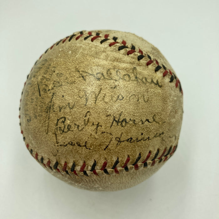Jesse Haines 1930's Cardinals Signed Official National League Baseball JSA COA