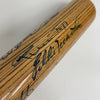 Willie Mays Hank Aaron Ernie Banks 500 Home Run Club Signed Baseball Bat JSA COA