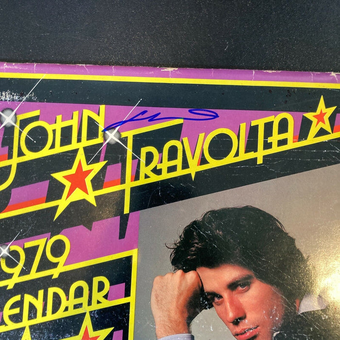 John Travolta Signed Autographed Vintage 1979 Calendar With JSA COA
