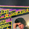 John Travolta Signed Autographed Vintage 1979 Calendar With JSA COA