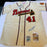 Beautiful Eddie Mathews "512 Home Runs" Signed Authentic Braves Jersey JSA COA