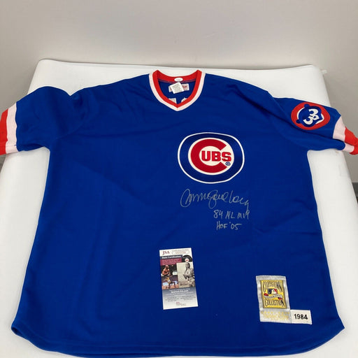 Ryne Sandberg "1984 NL MVP HOF 2005" Signed Chicago Cubs Jersey JSA COA