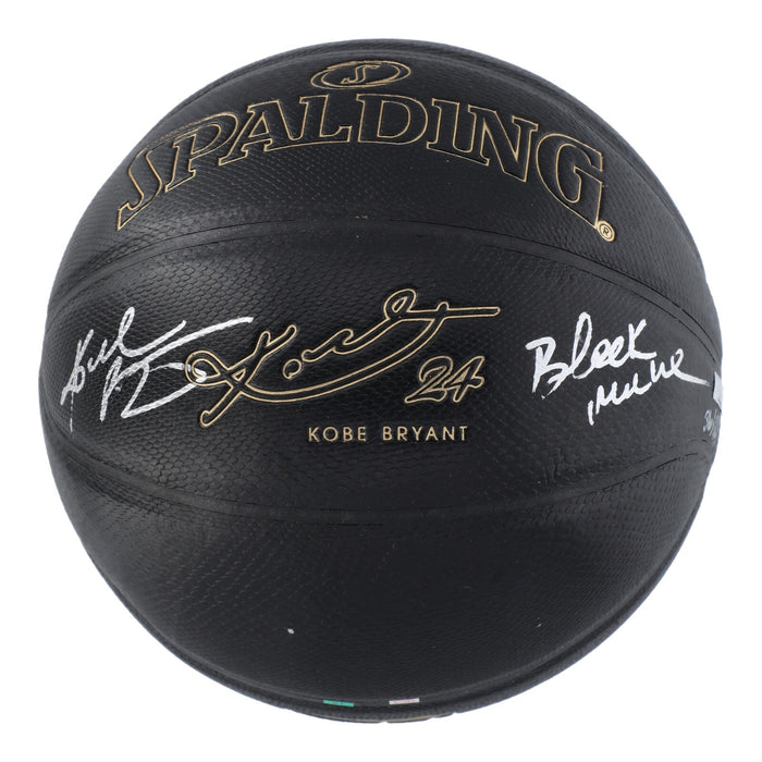 Kobe Bryant "Black Mamba" Signed Inscribed Basketball Panini & Beckett COA RARE