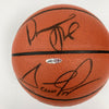 Scottie Pippen Damon Stoudamire Signed Spalding Official NBA Game Basketball UDA