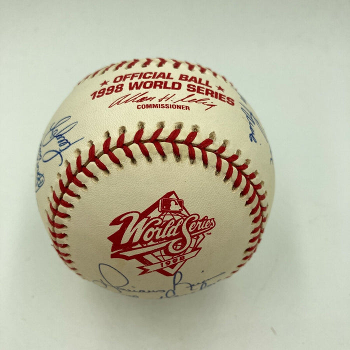 1998 New York Yankees World Series Champs Team Signed W.S. Baseball With JSA COA
