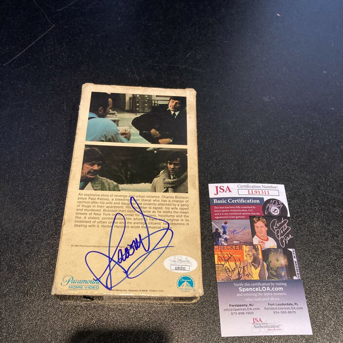 Jeff Goldblum Signed Autographed Vintage Death Wish VHS Movie With JSA COA