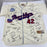 Beautiful Hall Of Fame Multi Signed Jackie Robinson Jersey 45+ Signatures JSA
